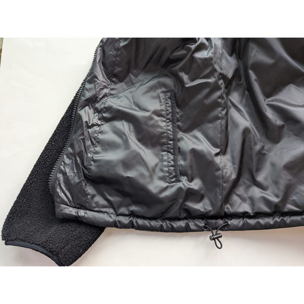 Koolaburra by UGG Jacket Women's M-L ? Reversible Sherpa Puffer Black - Picture 6 of 10